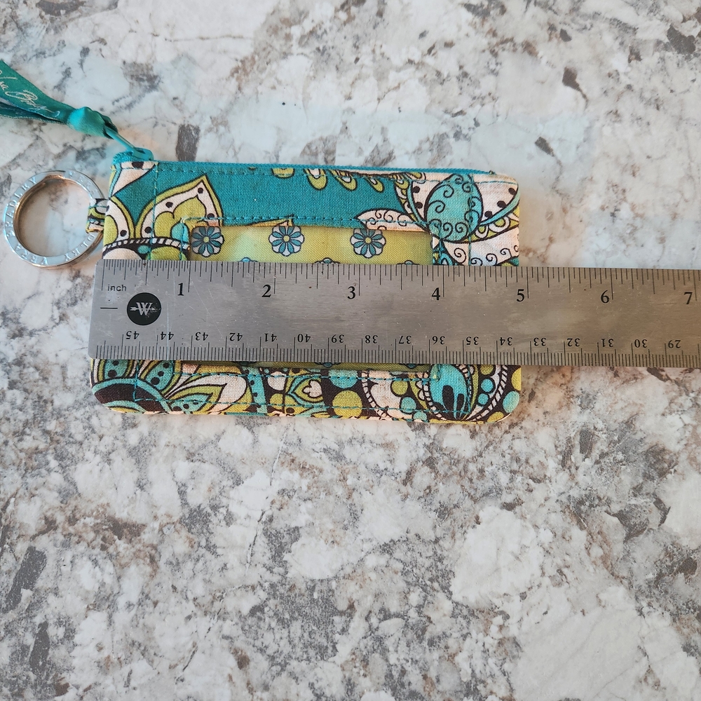 Floral Patterned Keychain Wallet - Picture 5 of 6